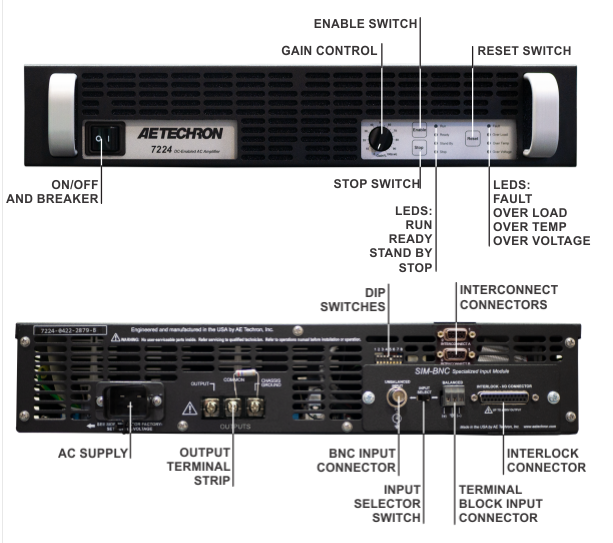 <strong>环动联科AE TECHRON 7200 系列音频功率放大器,</strong>
